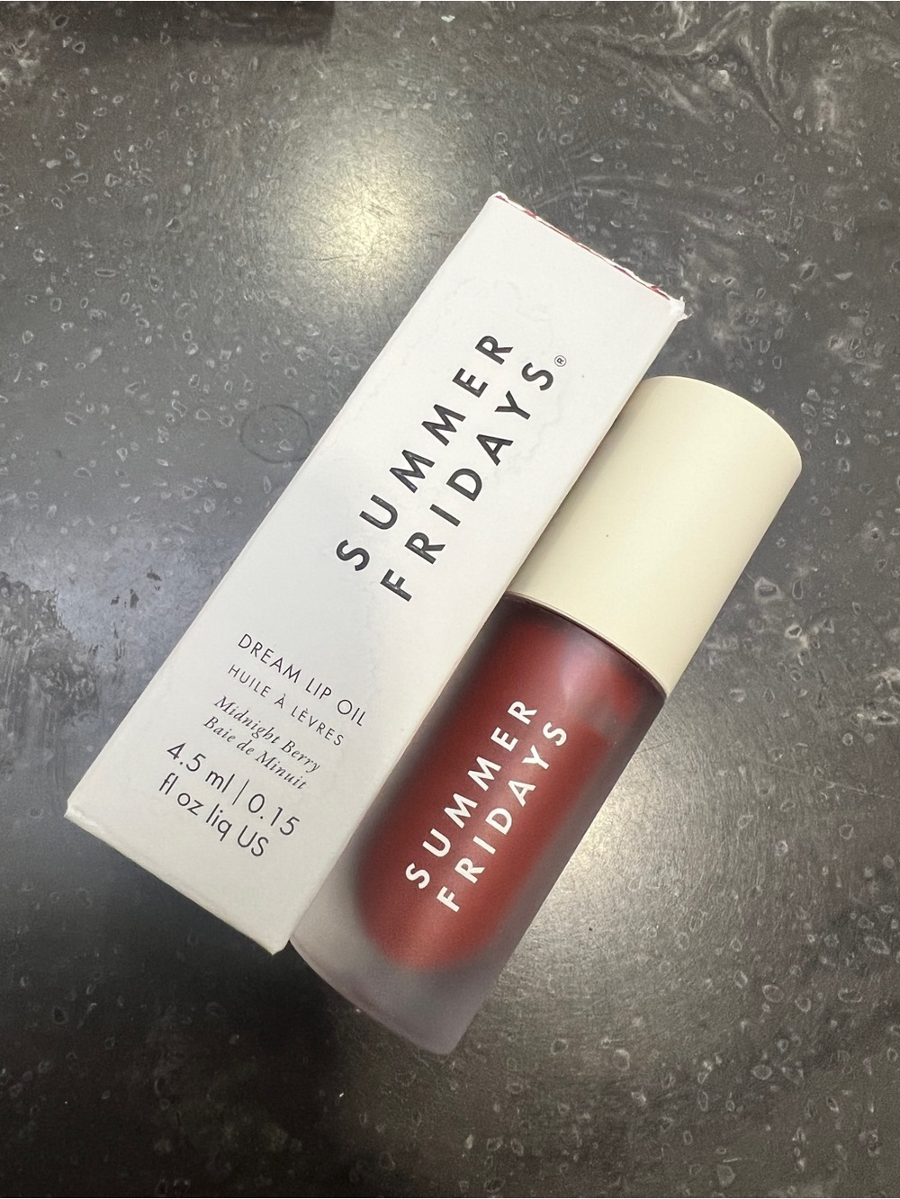 Summer Fridays Dream Lip Oil - Midnight Berry Red